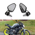 thumbnail image 5 of Rich Choices Espejos Retrovisores Universales Para Motocicleta, Color Negro, 0.866 In, 7/8 Pulgadas, Grom Msx125 Cb500F Z125 Pro Z650 Z750 Z800 Z900 Mt-03 Mt-07 Fz-07 Mt-09 Fz-09 Mt-10 Fz-10 Mt-25 Fz6, 5 of 5