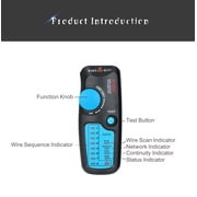 FWT81 Cable Tracker RJ45 RJ11 Telephone Wire Network LAN TV Electric Line Finder Tester