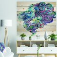 thumbnail image 3 of Design Art - Lion Bleu Art Abstrait, 3 of 5