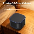 thumbnail image 3 of Magicteam White Noise Machine with 20 Non Looping Natural Soothing Sounds and Memory Function 32 Levels of Volume Powered by AC or USB and Sleep Sound Timer Therapy,Black, 3 of 8