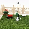 thumbnail image 2 of KAKOWELY 5 Pieces Mini Gardening Tool Model Wood Assorted Color Garden Scene Accessories Mini House Style, 2 of 8