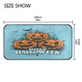thumbnail image 3 of 39x20 Inch Non-Slip Floor Mat Hallway Runner Rug Entrance Floor Mat Runner for Kitchen and Living Room Smiling Pumpkin Face, 3 of 8