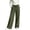 Army Green, variant on Tqcoqu Wide Leg Palazzo Pants for Women, Casual Drawstring Flowy Beach Linen Trousers with Pockets for Vacation Daily