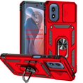 thumbnail image 1 of Funda para teléfono Androgate para Moto G Play 2024 4G, anillo rojo, 1 of 9