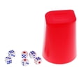 thumbnail image 2 of Dice Shaker Dice Decider, Dungeons and Dragons Juegos de mesa, D6 Dice Set, Party Game Dice Toy, Dice Cup, Plastic Dice Cup rojo, 2 of 7