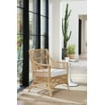 thumbnail image 2 of Maui Chair with Cream Cushion and Natural Washed Rattan Frame, 2 of 7