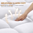 thumbnail image 2 of Vccoem Extra Thick Mattress Topper Full, 2" Cooling Pillow Top & Deep Pocket 8-21", Plush Mattress Pad Cover for Breathable Comfort, White, 2 of 10