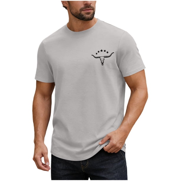 Camisetas de Manga Larga para las Mujeres de Ajuste Suelto Frontal Pequeño Estampado Superior, Camiseta de Cuello Redondo para Primavera Verano
