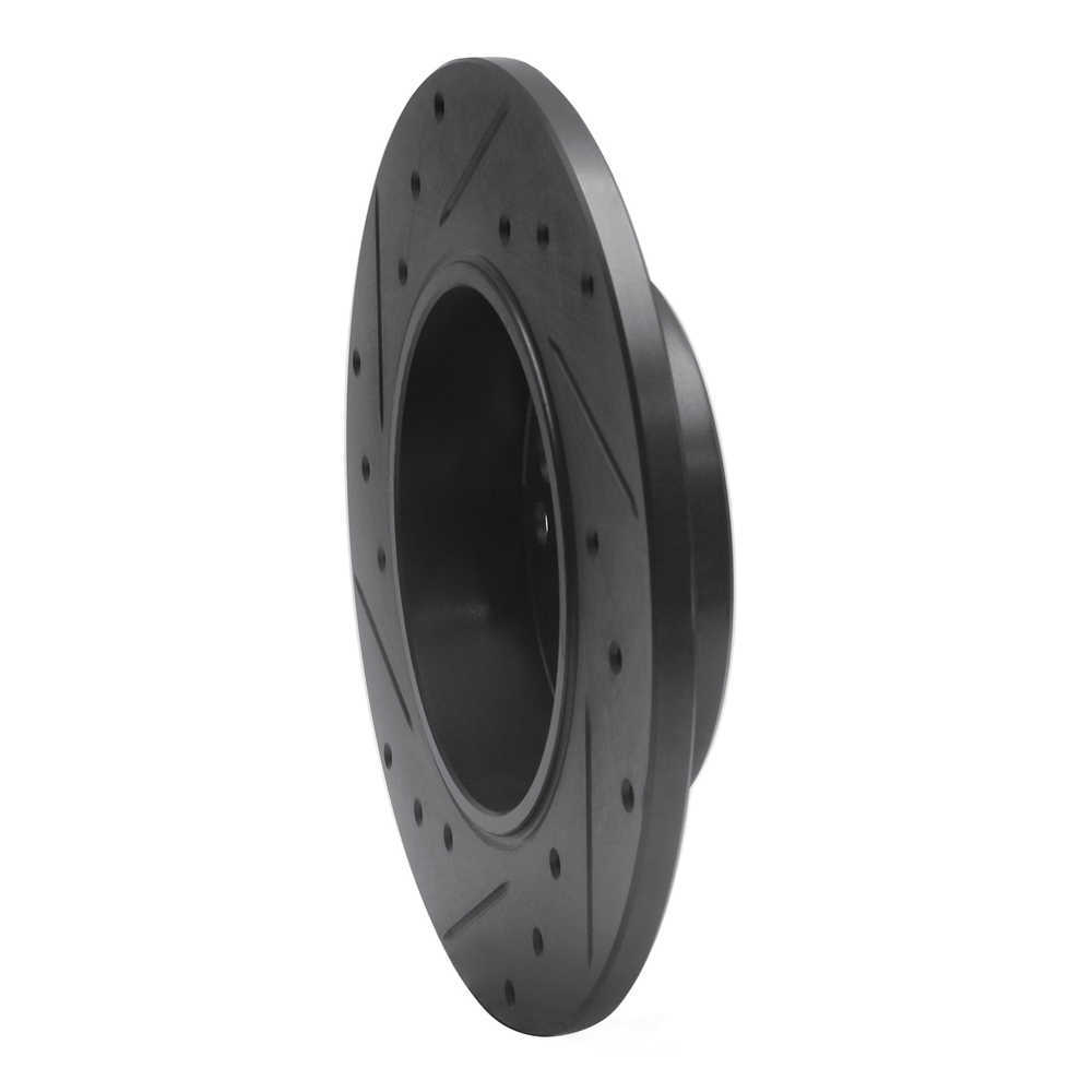Dynamic Friction Company 633-63011R DFC Brake Rotor - Drilled And Slotted - Black