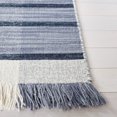 thumbnail image 4 of SAFAVIEH Striped Kilim STK704G Light Grey / Black Rug, 4 of 7