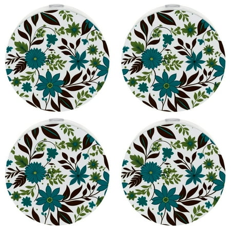 

YZUOUZY Night Light Small Lamp 4-PC Floral Pattern