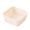 Beige, variant on Eolstice 1PCS Lightweight Plastic Bowl, Portable Soup Dessert Salad Bowl, Easy Clean Tetragonum Rice Bowl, for Picnic Snack Home Use, BPA Free