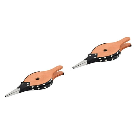 Raindrops 2pcs Manual Wooden Blower Outdoor Barbecue Tools Wood Bellows Fireplace Bellows Air Blower for Ourdoor Picnic