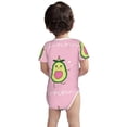thumbnail image 6 of Rocae Cute Avocado for Baby Climbing Clothes Soft Baby Romper for Active Infants Comfortable and Breathable Crawling Jumpsuit Unisex Baby Outfit 3 Months, 6 of 8