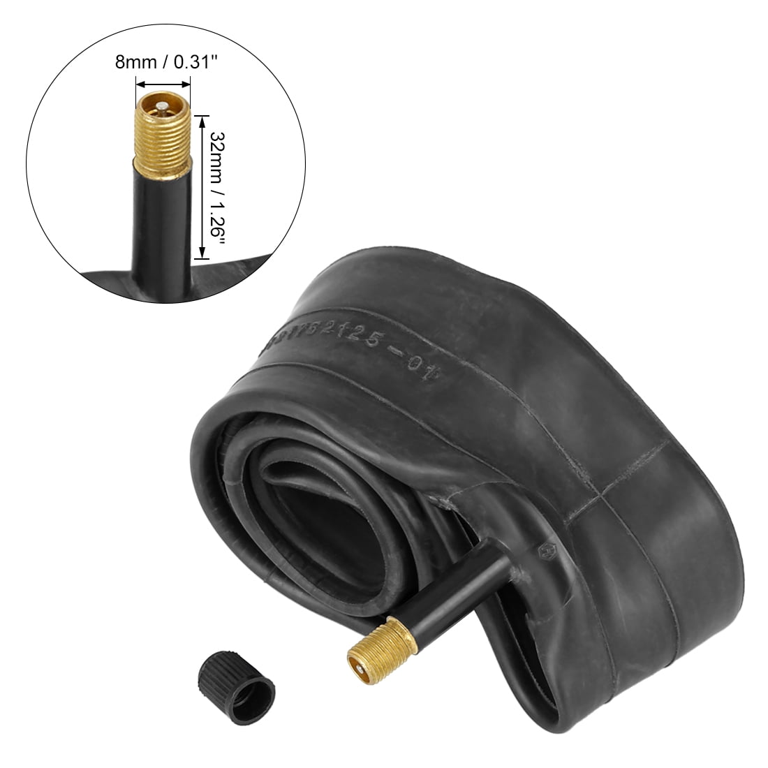 Unique Bargains 12" Bike Inner Tube America Type Valve Bicycle Inner Tube Tyre