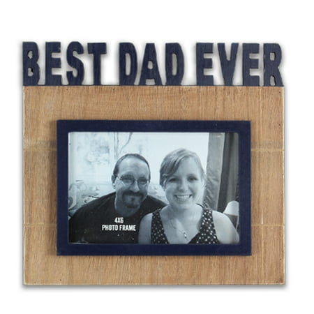 wood best dad picture frame 4x6 walmart com