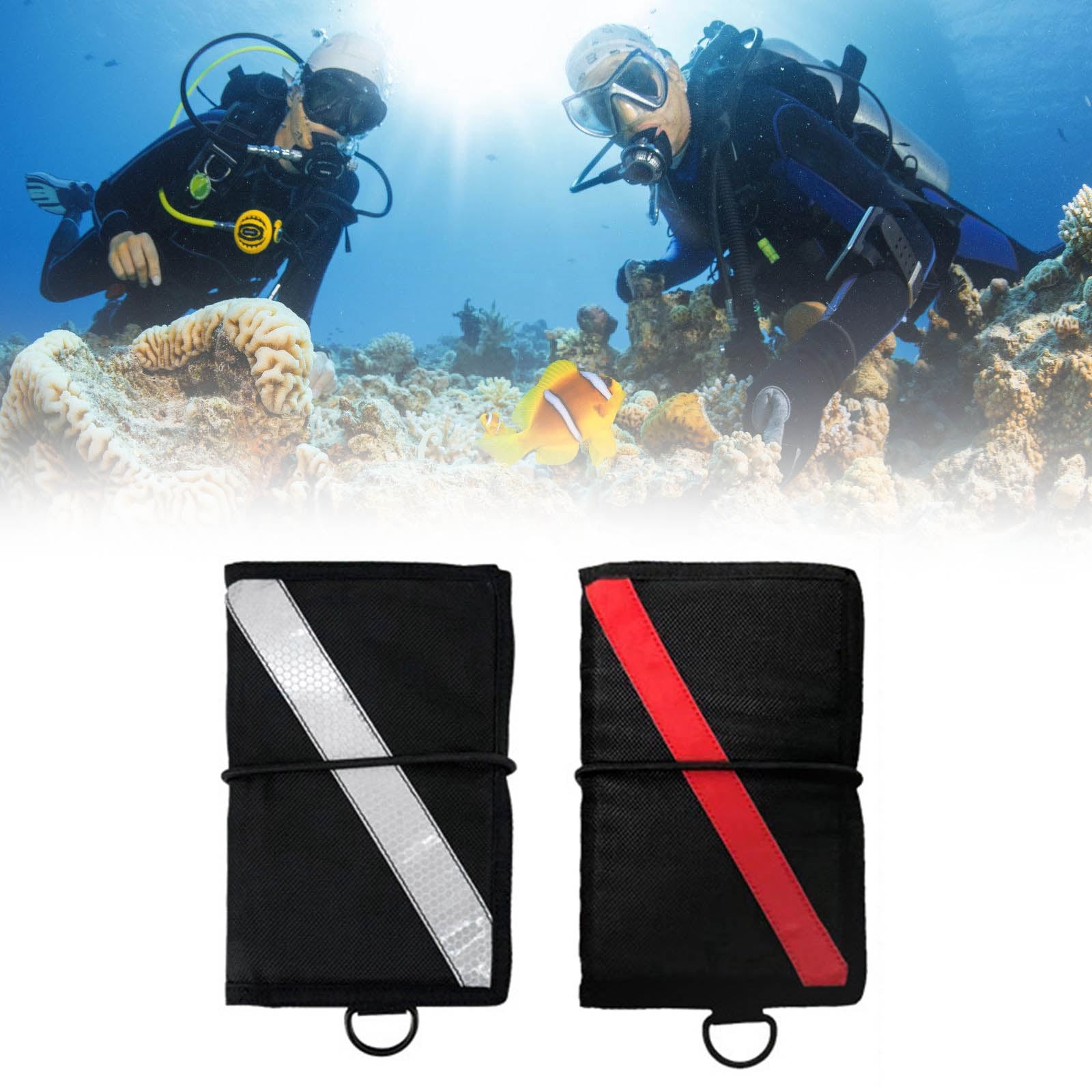 BIBABLYKE Underwater Notebook Diving Record Board Waterproofs Paper Dives Note Pad Underwater Writing Pad Diving Supplies