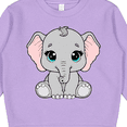 thumbnail image 3 of Inktastic Cute Gray Elephant Toddler Sweatshirt, 3 of 4
