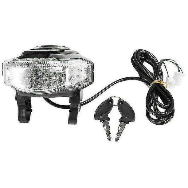 Luz de Ojos de Ángel de 60 V, LCD, pantalla de velocidad, batería, bocina, interruptor de faro, llave para scooter eléctrico Citycoco