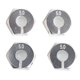 thumbnail image 2 of Buje hexagonal y adaptadores de rueda RC 12mm piezas de actualización ruedas hexagonales acoplador base 5.0 de espesor para hsp rc parts plata Plata Magideal Buje hexagonal y adaptadores de rueda RC, 2 of 6