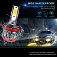 thumbnail image 4 of Luces LED antiniebla H8/H11 doradas 3000K - 30W súper brillantes IP68 para autos, 4 of 6