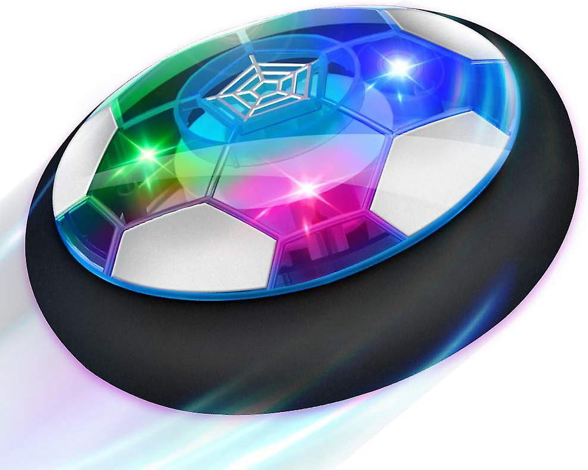 Balón De Fútbol Flotante Con Luces LED, 2 Unidades Recargables, Pelota De Air Power Con Borde De Espuma Para Jugar En Interior Y Exterior, Regalo Para Niños Y Niñas