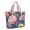 Colorful Floral Pattern-1, variant on Tote Bag for Women - Floral Pattern Shoulder Bag - Large Utility Work Duffle Bag with Zipper Handbag for Travel, Work, Sprots