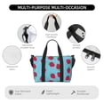 thumbnail image 5 of Zufioo Strawberries Pattern Hand-held Travel Bag, Waterproof Adjustable Shoulder Strap Crossbody Duffel Bag, Suitable for Work, Short trips, Sports, 5 of 8