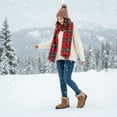 thumbnail image 2 of Ecetana Womes Snow Boots Winter Shoes Warm Ankle Booties Slip On Winter Boots for Women, 2 of 7