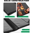 thumbnail image 2 of Card Binder, 2 Pack 9 Pockets Trading Card Binder Sports Card Binder with 20 Sheets 360 Side Loading Binder Card Binder (Black), 2 of 5
