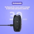 thumbnail image 4 of Universal Rechargeable Bluetooth Selfie Camera Stick Shutter Release Button Self-Timer Wireless Remote Control WHITE, 4 of 8