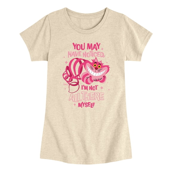 Alice in Wonderland - Not All There - Youth Girls Fitted Short Sleeve T-Shirt