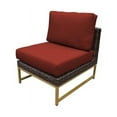 thumbnail image 3 of AMALFI 11 Piece Wicker Patio Furniture Set 11a in Gold and Terracotta, 3 of 7