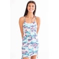thumbnail image 4 of Crashing Waves Ruched Side Seamed Dress - Summer Floral Print, 4 of 4