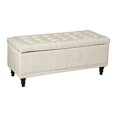 thumbnail image 2 of Homelegance Banc de Rangement à Dessus Relevable Coffre Ottoman, Blanc, 2 of 5