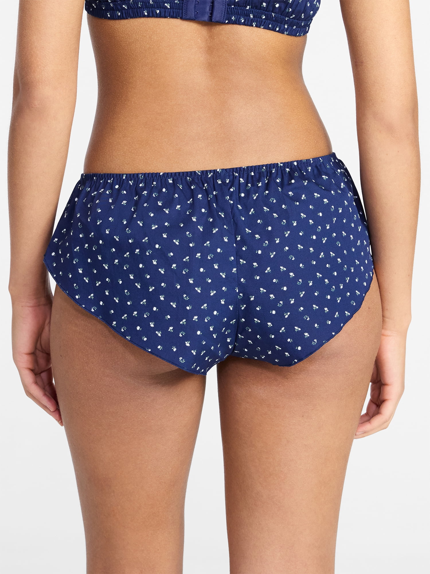 No Boundaries Woven Cotton Flutter Short Panties, Women's, Sizes XS-XXXL