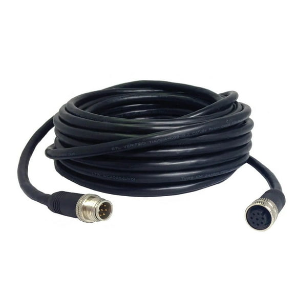 Humminbird Ethernet Cable 760025-1 AS ECX 30E; 30 Pieds de Longueur; Noir