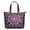 Ethnic, variant on Ethnic Mala Weekender Bag Tribal Boho Mala Duffel with Sacred Symbolic Pattern, Artistic Geometric Travel Tote, Vintage Folk Style Carry-on