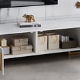 thumbnail image 4 of Floor White Tv Table Mobile Vintage Drawer Mobile Wood Vintage Tv Stand Schedari Shelf Moveis Para Casa Living Room Furniture My Lux Decor Round, 4 of 43