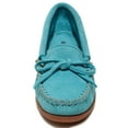 thumbnail image 2 of Minnetonka Women's Tie Slip On, Turquoise, Size 7.5, 2 of 5