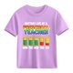 thumbnail image 4 of Blusas y camisas de manga corta con cuello redondo para niños y niñas, camisetas gráficas de manga corta, blusas con estampados bonitos para la temporada escolar., 4 of 9
