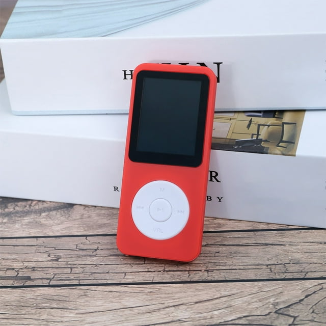 Lecteurs de Musique MP4 Externes Bluetooth-compatible Livre Numérique Enregistreur Vocal Électronique de Remplacement pour Windows XP/VISTA/Windows 8 Rouge 64G