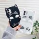 thumbnail image 2 of Bonita funda de teléfono con dibujos animados en 3D para iPhone, funda de silicona suave y luminosa para modelos 13, 12, 11 Pro, X, XR, XS Max, 6, 6s, 7, 8 Plus, SE, 2020 Fivean unisex, 2 of 2