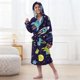 thumbnail image 4 of Ropa de cama Ropa infantil Albornoz grueso con capucha alargado Pijamas de terciopelo para niñas Camisón de poliéster para niñas, 4 of 7
