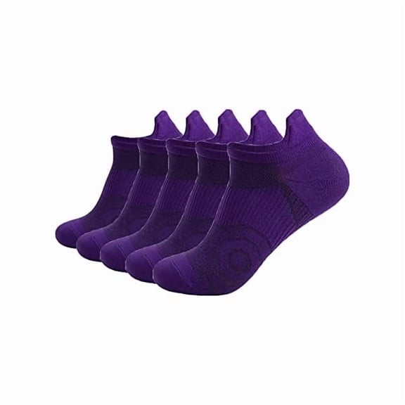 Eryueer Women Athletic Socks No Show, Size 5-12 Women's Ankle Running Socks Low Cut Sports Hiking Socks 5/10 Pairs