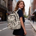 thumbnail image 6 of Pzuqiu Mallard Duck Camo School Backpacks 17 Inch Large Capacity Kids Teenagers Schoolbags Bookbags Casual Travel Daypack with Front Zipper Breathable Teen Girls Boys Backpack, 6 of 7