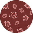 thumbnail image 1 of Ahgly Company Tapis d'Intérieur Lavables à la Machine, Carrés de Pamplemousse de Transition, Carrés de 3', 1 of 7