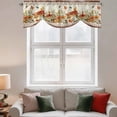 thumbnail image 2 of Botanical Mushrooms Tie Up Valance Curtains for Windows, Kitchen Curtains Window Treatments, Retro Fall Wild Flowers Farmhouse Short Window Shades Valances for Bedroom Bathroom Cafe 54"x18", 2 of 8