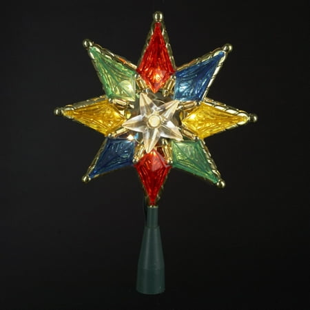 8 quot lighted clear 8 point star christmas tree topper replacement fuses for christmas lights