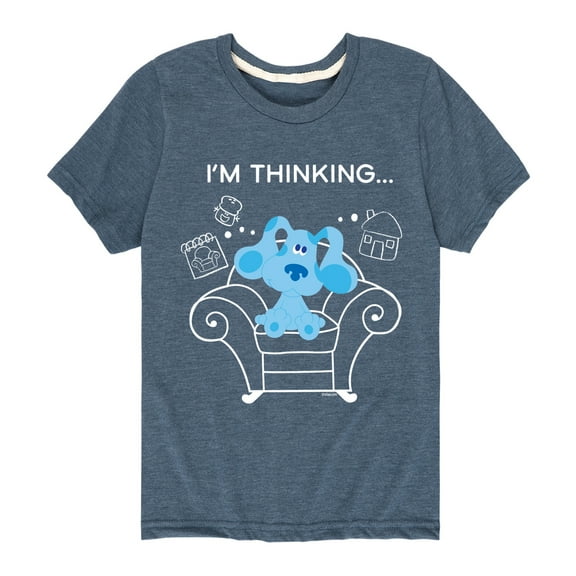 Blue's Clues & You! - Blue's Thinking Chair - Toddler & Youth Short Sleeve Graphic T-Shirt